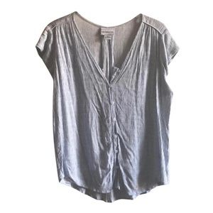 Liz Claiborne Woven Button Front Blouse